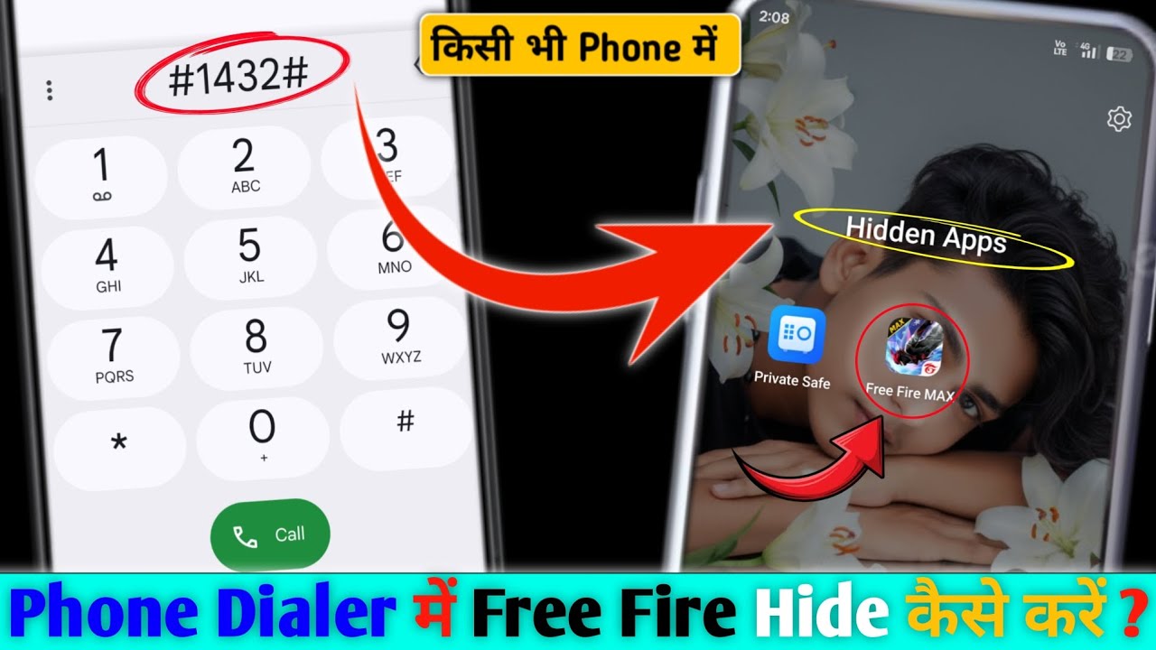 How To Hide Free Fire In Dialer | Free Fire Hide Kaise Kare Phone Dialer Main