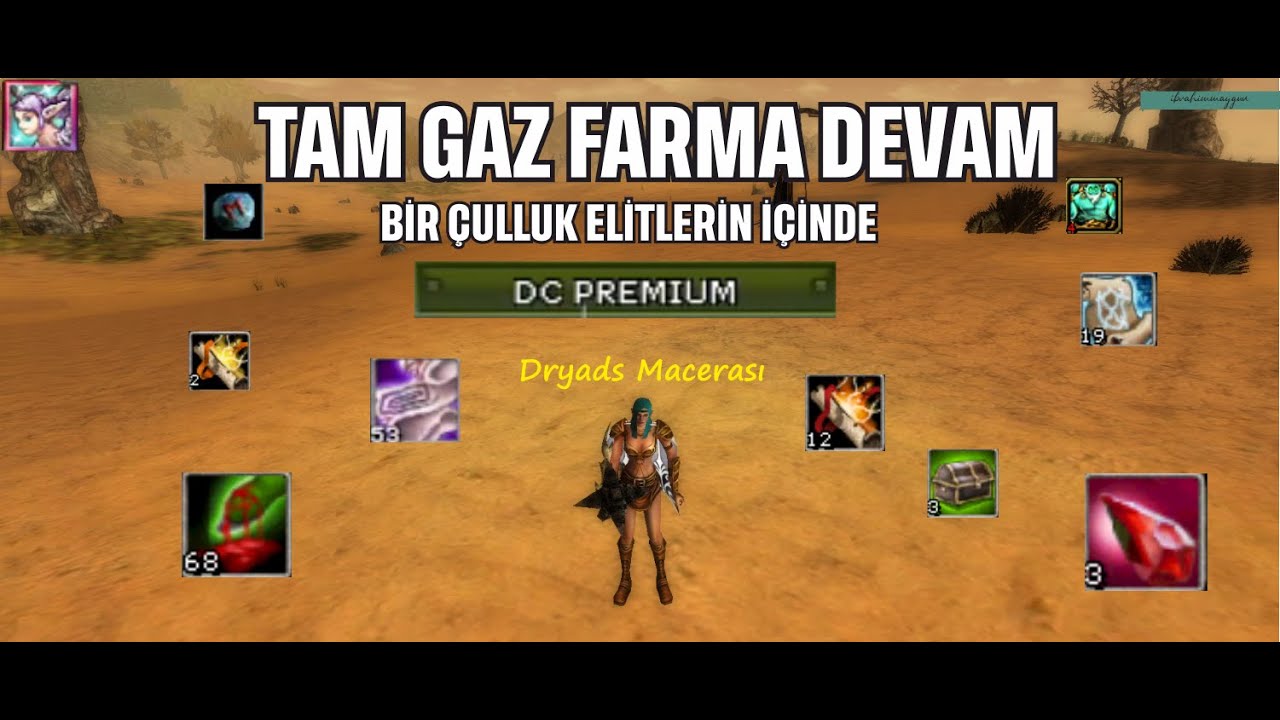 D&uuml;ş&uuml;k B&uuml;t&ccedil;eli Farm Serisi B&ouml;l&uuml;m 3 Stone Golem Troll Aoc Cz   #knightonline #knightonlinefarm #czfarm