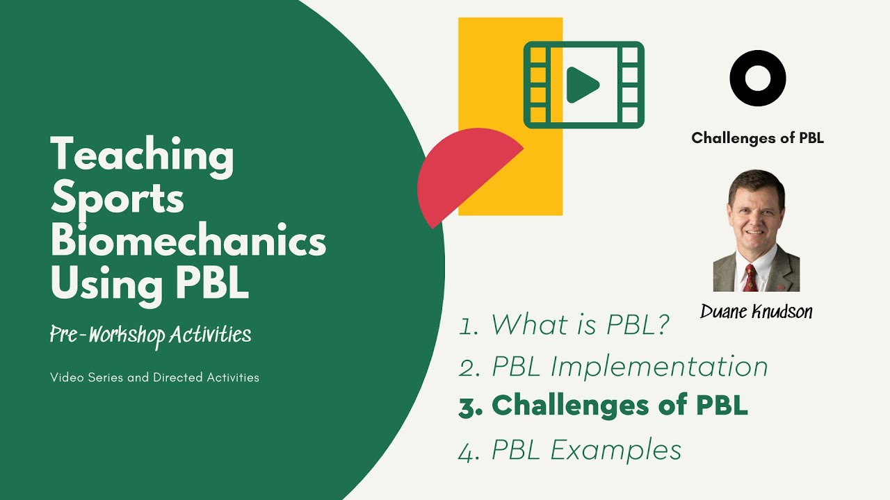 ISBS 2021 Teaching Workshop: Intro Video 3 PBL Challenges