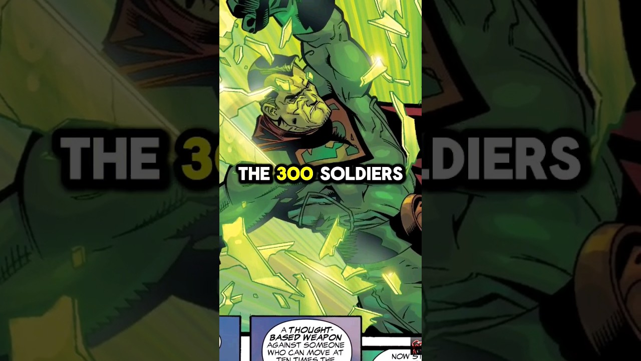 Superman Vs 300 Green Lanterns| #superman #redsonsuperman #comics #shorts #dc #justiceleague