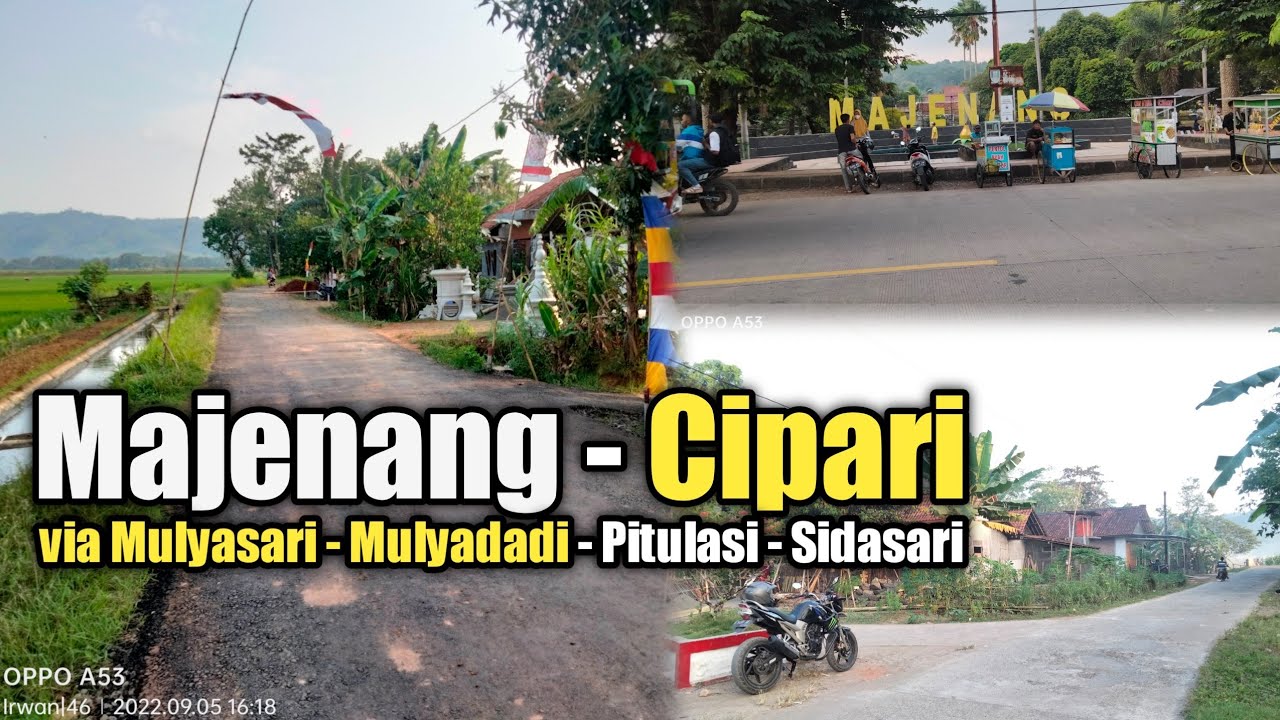 Suasana dan Kondisi Terkini Jalan Majenang - Pitulasi | Jalan Kota Majenang menuju Kecamatan Cipari