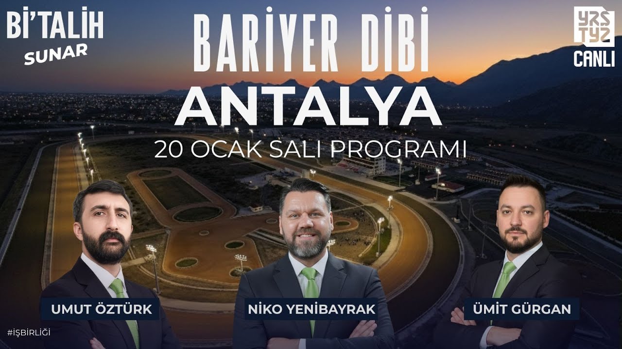 "20 Ocak Salı" Antalya | Niko Yenibayrak, Umut Öztürk, Ümit Gürgan 