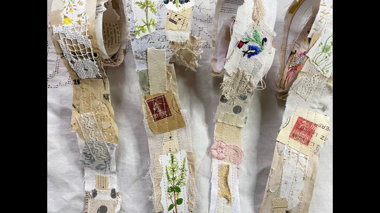 Tutorial | super fast snippets fabric and mixed paper fabric