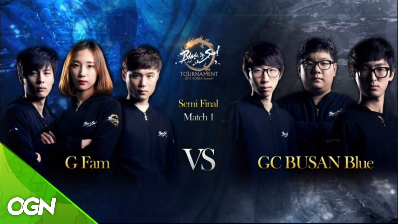 [2017.04.15] 4강 G Fam vs GC BUSAN Blue 싱글 태그매치 / 블레이드앤소울 토너먼트 2017 코리아 시즌1