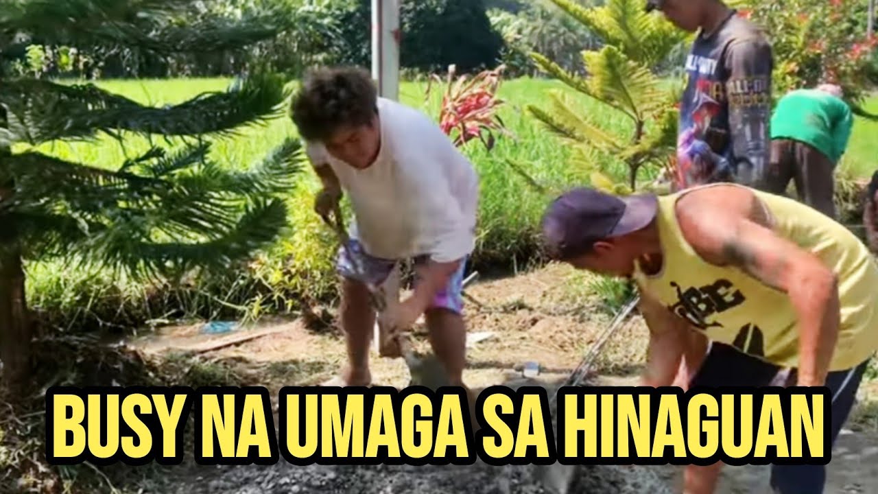 Busy na umaga dito sa hinaguan 