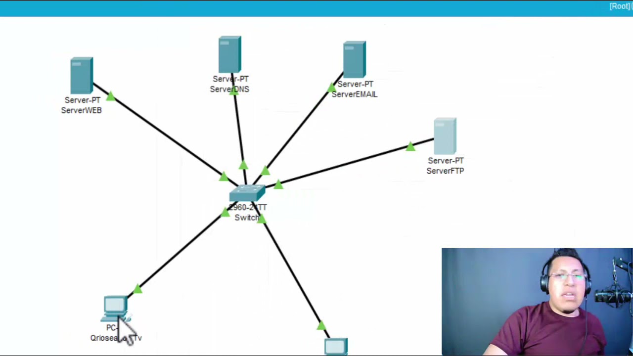Práctica 4 Configuración básica de server FTP en Packet Tracer Desktop