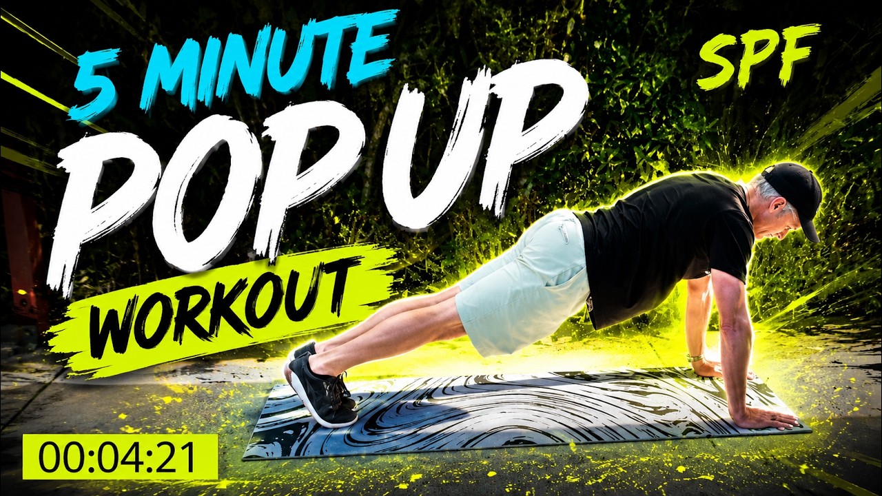 5 Min Pop up Workout | SPF Surf
