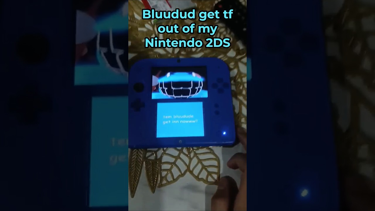 Bluudud in my Nintendo 2DS #shorts #roblox #forsaken #bluudud