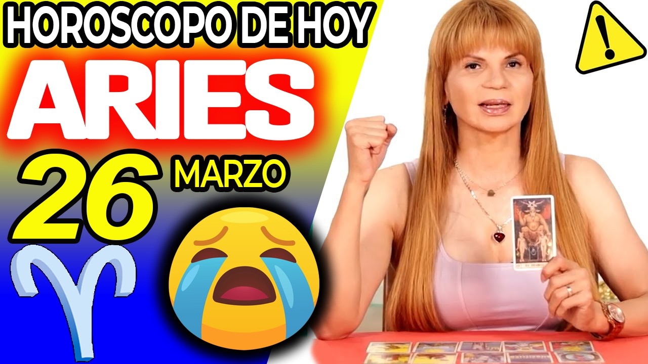 ARIES♈ LLORE CON TU LECTURA❗️😭🔮EL KARMA TE PAGA💎 Hor&oacute;scopo De Hoy 26 De Marzo 2026 | Mhoni Vidente