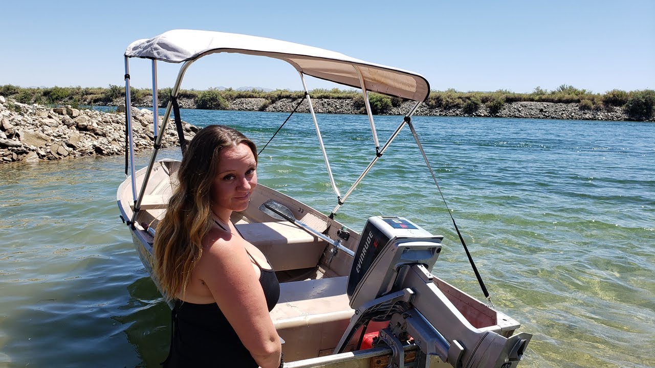 Breaking In A New 1987 6 HP Outboard and Compression Test