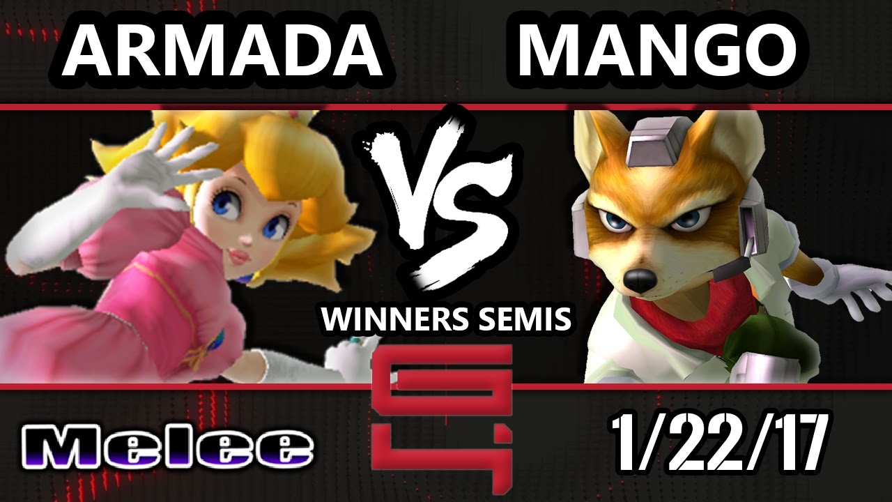 Genesis 4 SSBM - [A] Armada (Peach) Vs. C9 Mango (Fox) Smash Melee Winners Semis
