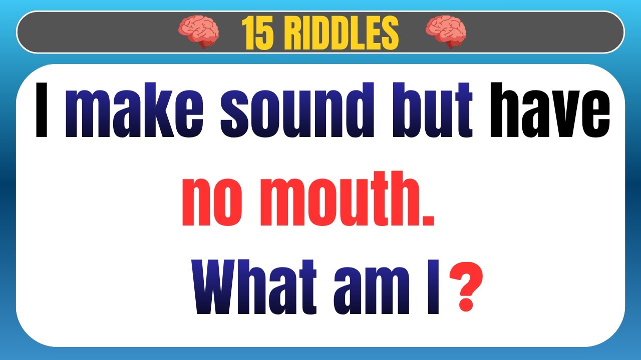 15 Riddles to Test Your IQ | Brain Teasers with Answers | Fun Quiz MCQs