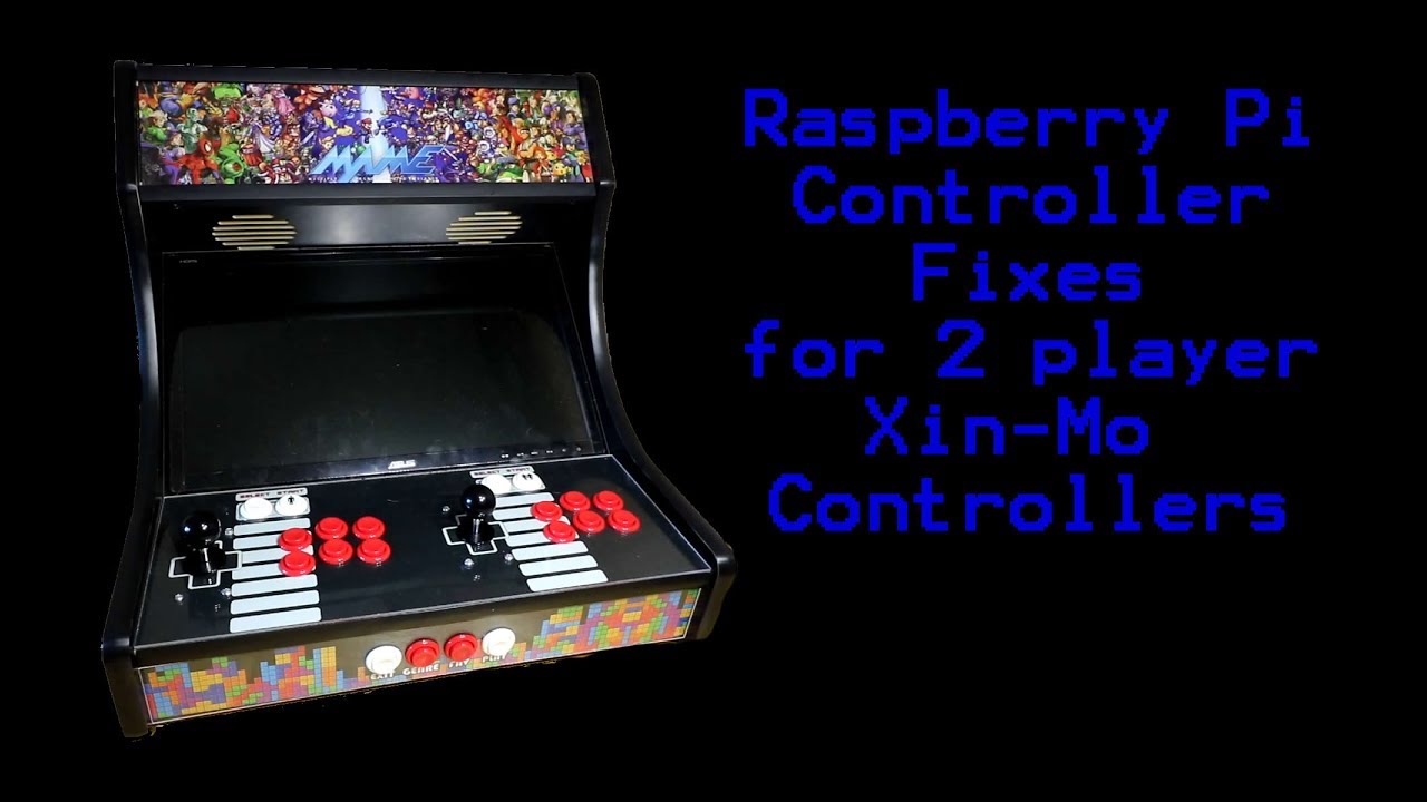 2 Player Arcade Xin-Mo Retroarch Emulation Station Controller Fix
