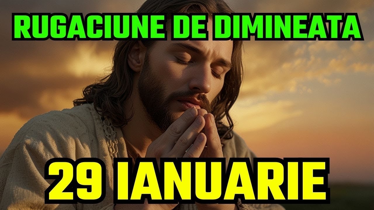 🔴 RUGĂCIUNEA DE DIMINEAȚĂ | 29 IANUARIE | RUGACIUNE MINUNEA | RUGACIUNE SCURT 🔴