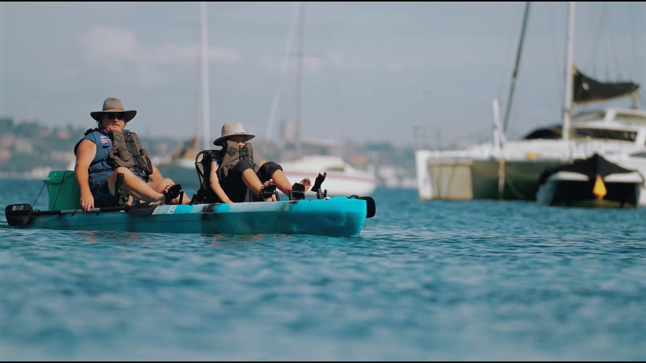 NEW! Bay Sports - Pedal Pro Fish Tandem 4.1m Kayak (HD Walkthrough)