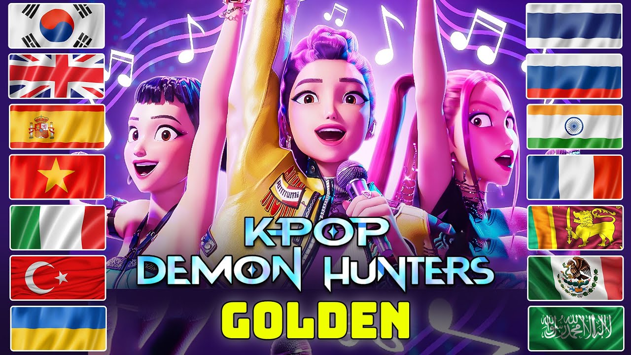 KPop Demon Hunters 😈🏹 Guess “Golden” Official Lyric Video in Different Languages 🎵 KPop Quiz 2025