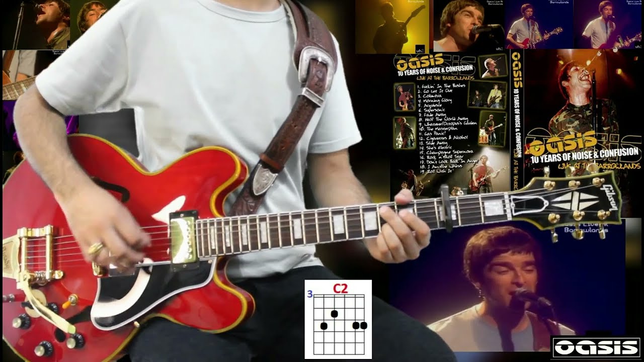 Oasis - Whatever - Guitar TABS COVER (LIVE BARROWLAND 2001)