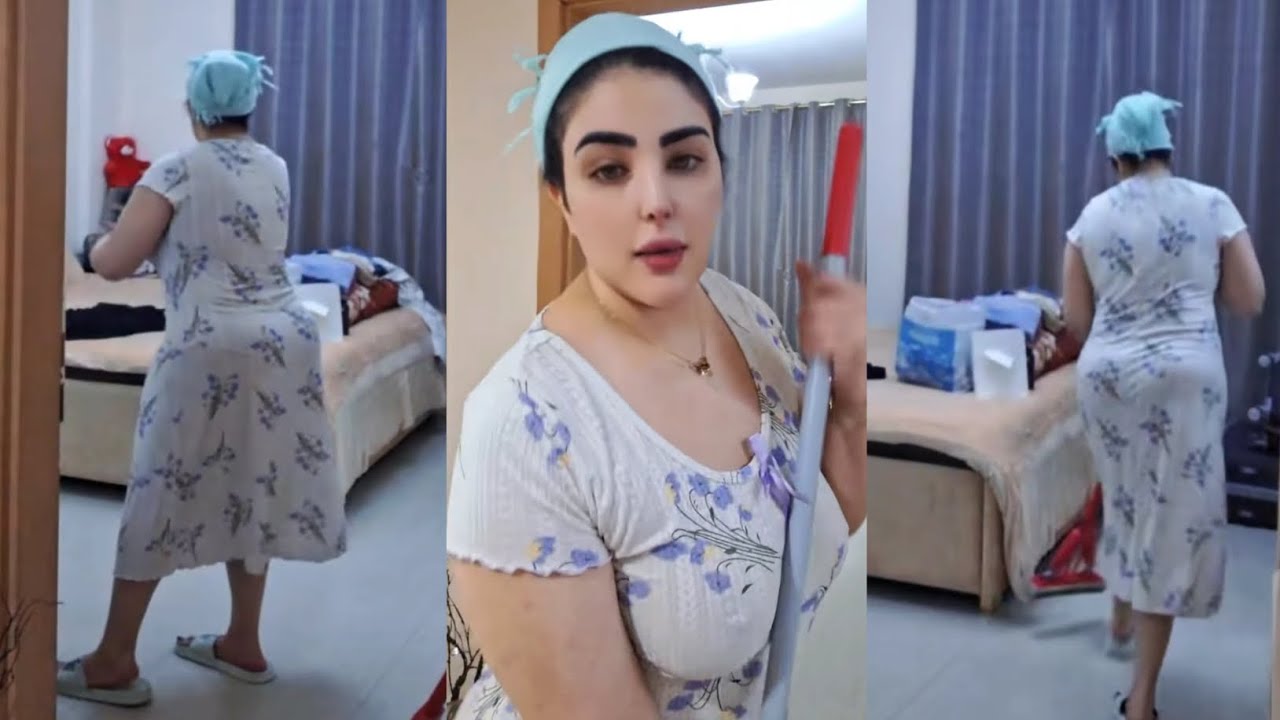 فتاة عربية تنظف منزلها | روتين يومي وترتيب البيت #روتين_يومي_جديد 