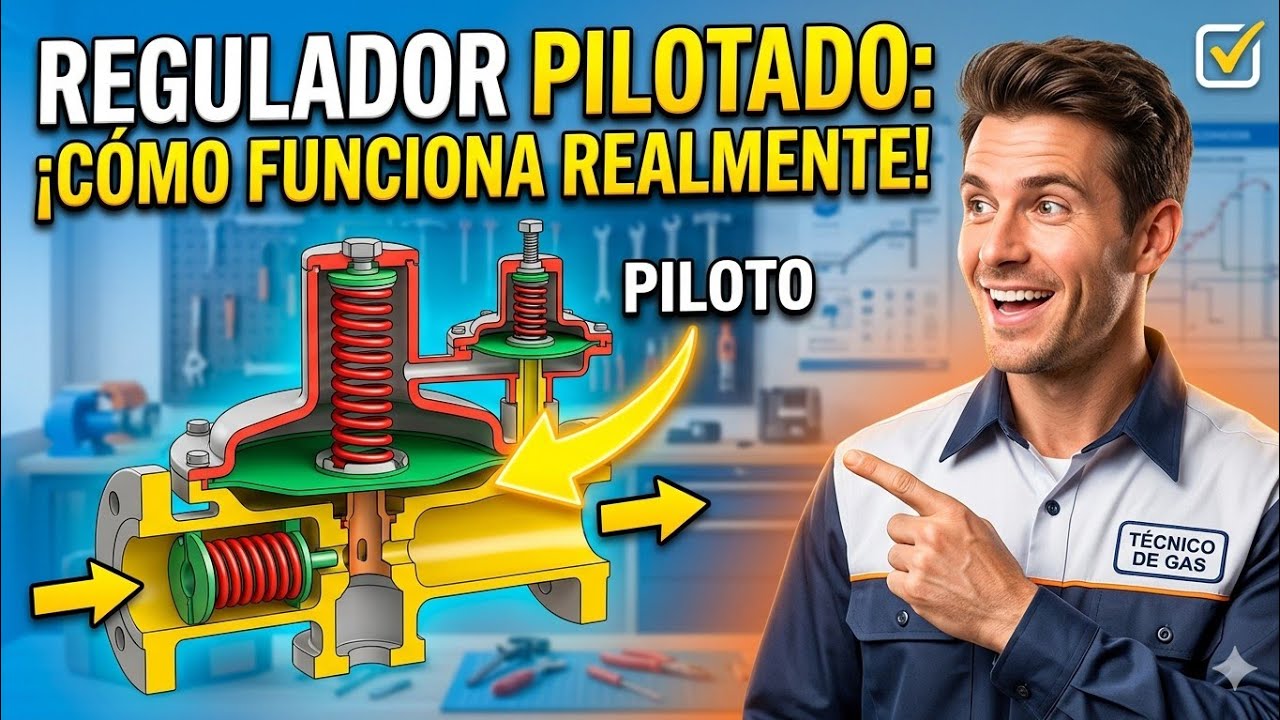 Regulador de Gas | Pilotado | Funcionamiento | ✅️