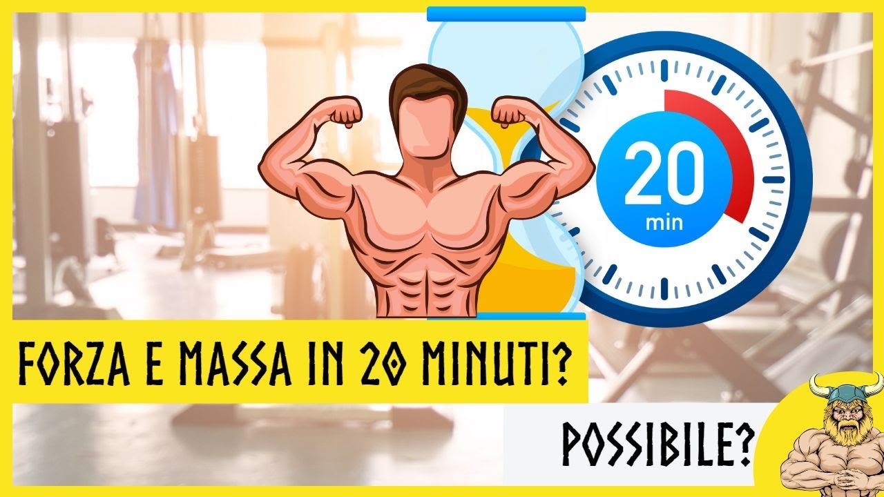 Allenarsi in 20 minuti OGNI GIORNO per la MASSA MUSCOLARE e la FORZA