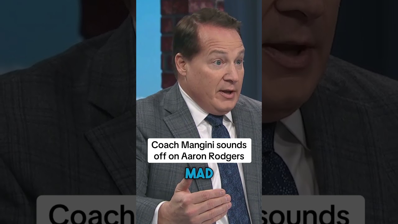 Coach Mangini reacts to Aaron Rodgers' comments following Jets&rsquo; playoff elimination #aaronrodgers