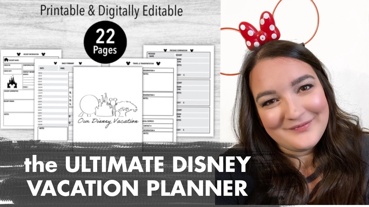 DISNEY WORLD ULTIMATE DIGITAL VACATION PLANNER - Make Planning your Disney World Vacation Easy