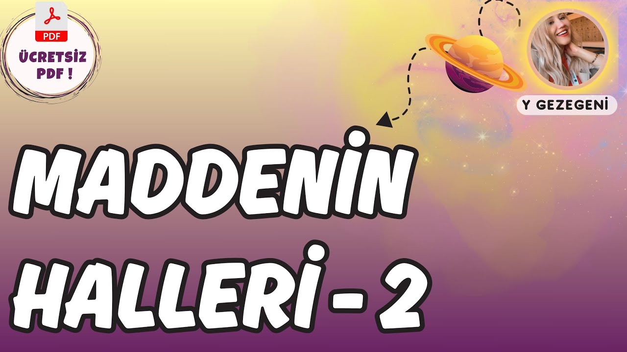 🌟 TYT +1 NET İÇİN! - MADDENİN HALLERİ 2 - TYT KİMYA KAMPI #2025tyt