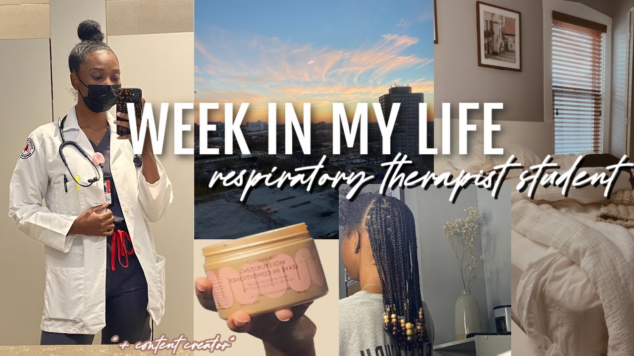 week in my life: rt student, content creator and balancing life.