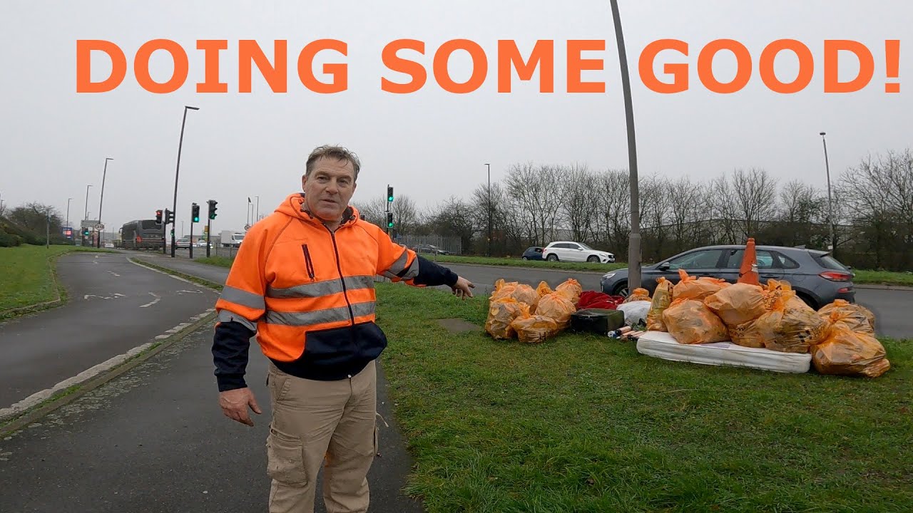 Orange you glad we cleaned here 🧡 |  Litter picking ep.145