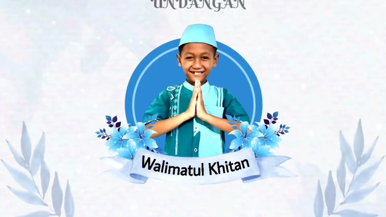 TEMPLATE UNDANGAN DIGITAL KHITANAN KOSONG