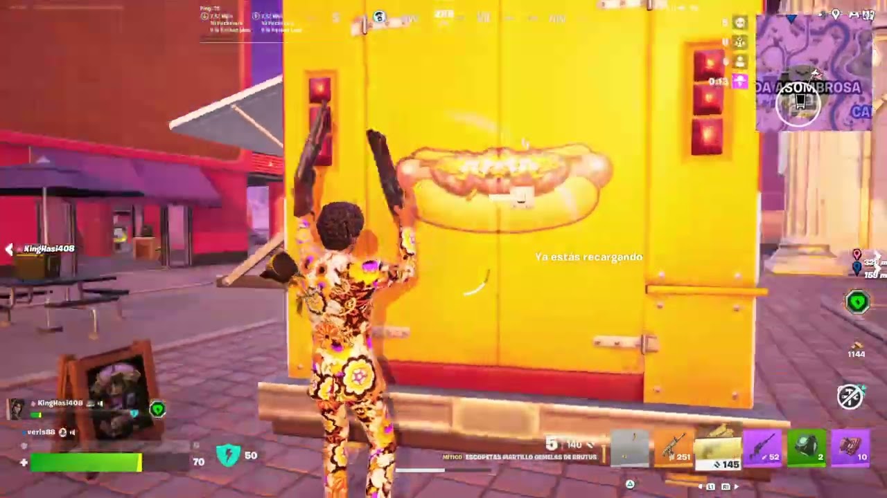 Una jugada mas con la granada de impulso.