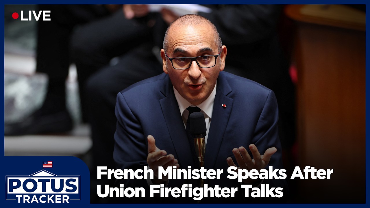 LIVE | French Interior Minister Speaks After Meeting Firefighter Unions Amid Strikes | AC113