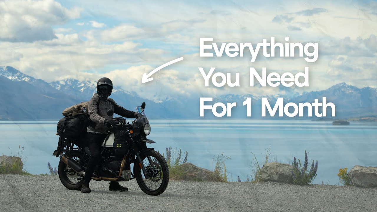 Motorcycle Camping Gear Setup for 1 Month in Australia & New Zealand