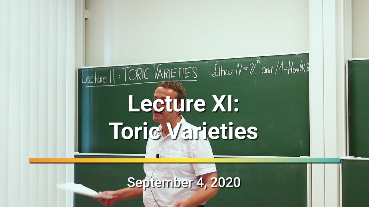Tropical Geometry - Lecture 11 - Toric Varieties | Bernd Sturmfels
