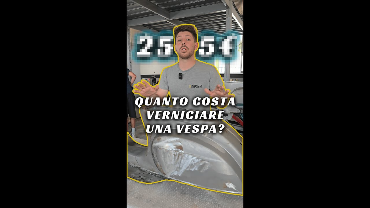 Quanto Costa VERNICIARE Una VESPA?
