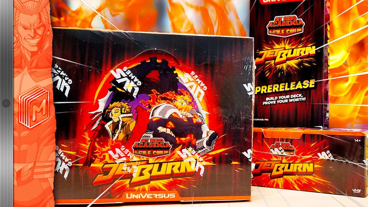FIRE Pulls in JET BURN!! Let's Crack the Newest UniVersus My Hero Academia Set!