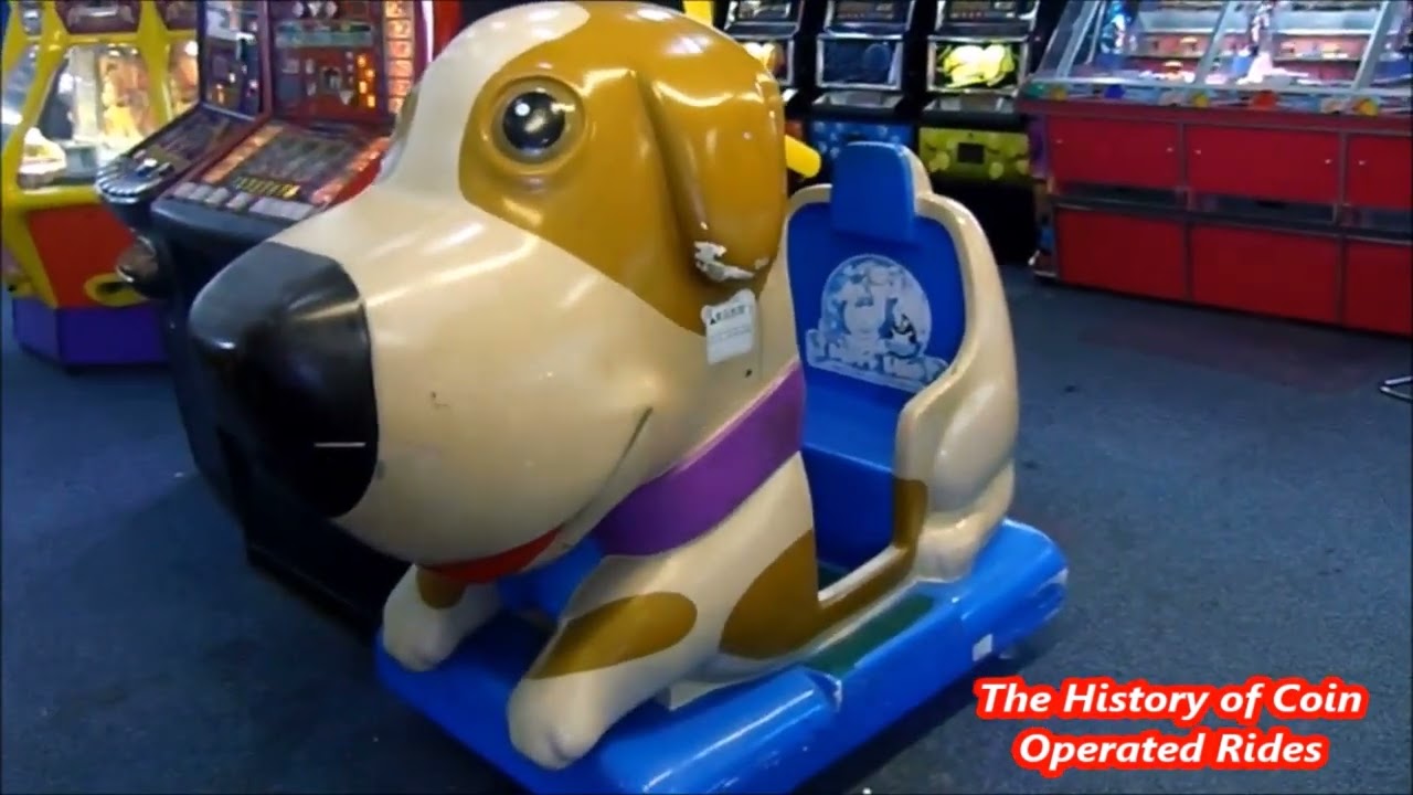 1990s Subsino Coin Operated Dog Kiddie Ride - Cool-Bi Cool-Bi