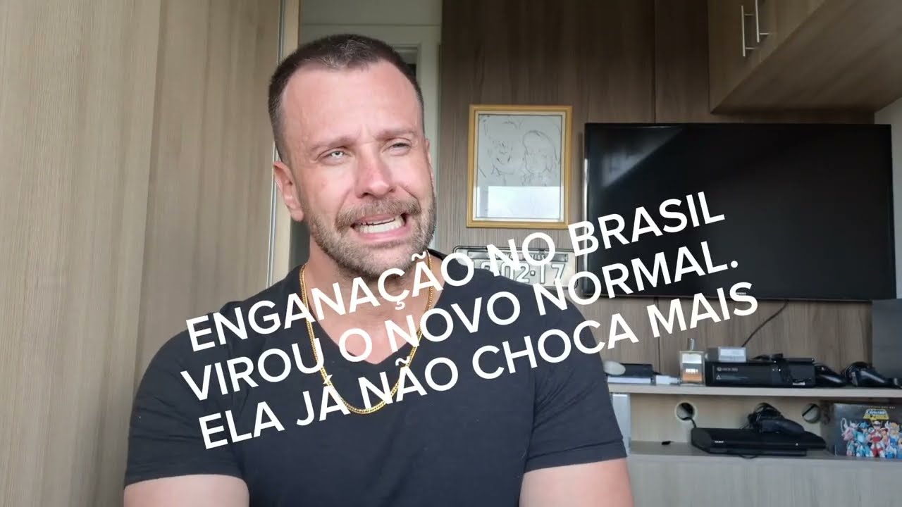 SER FEITO DE OTÁRIO É O NOVO NORMAL. 