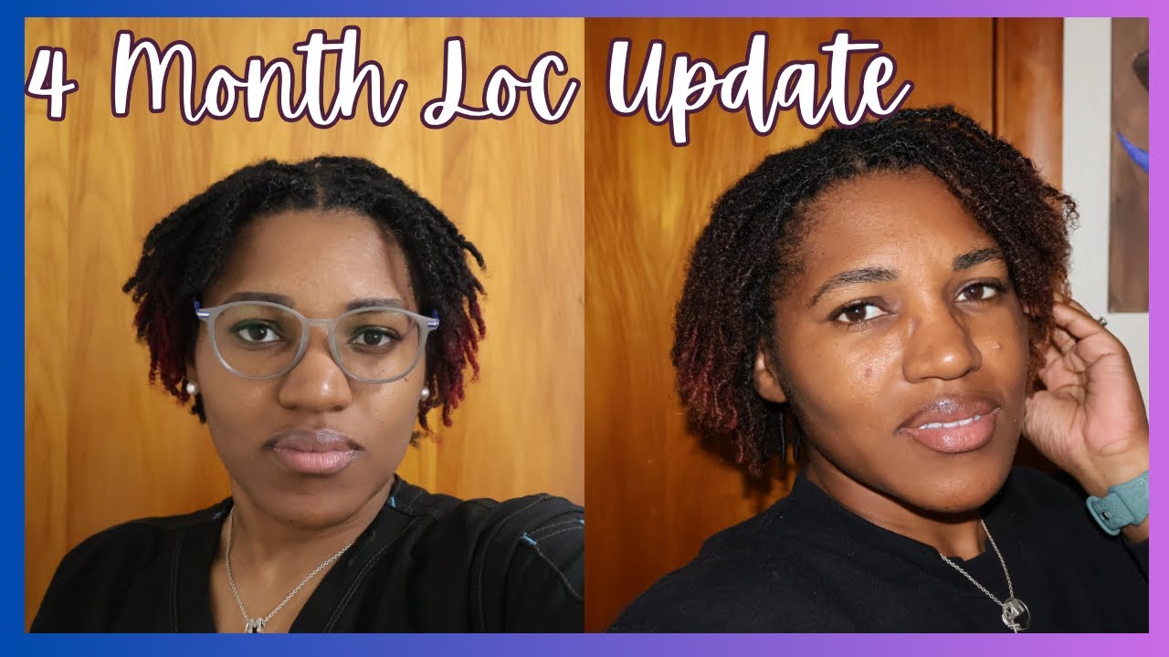 4 Month Small Loc Journey | Progress Pics & Videos #locdiaries 