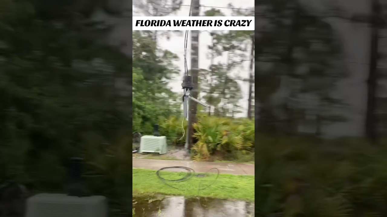Florida weather is CRAZY!!! #weather #florida r