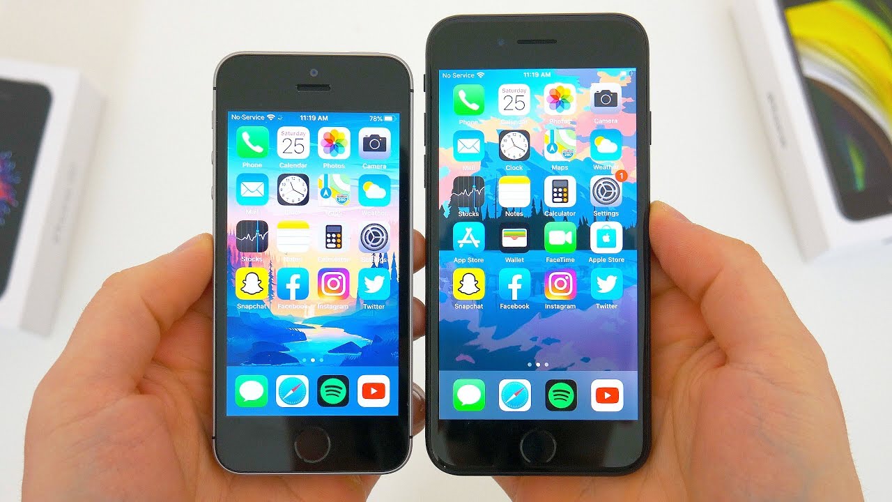 Сравнение iPhone SE 2020 и оригинального iPhone SE 2016!
