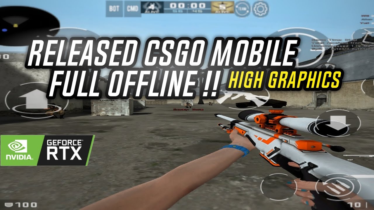 RELEASED!! CS 1.6 MOD CSGO V1 MOBILE FULL OFFLINE #billflx#csgoandroid#reyycspb#csgohighlights 