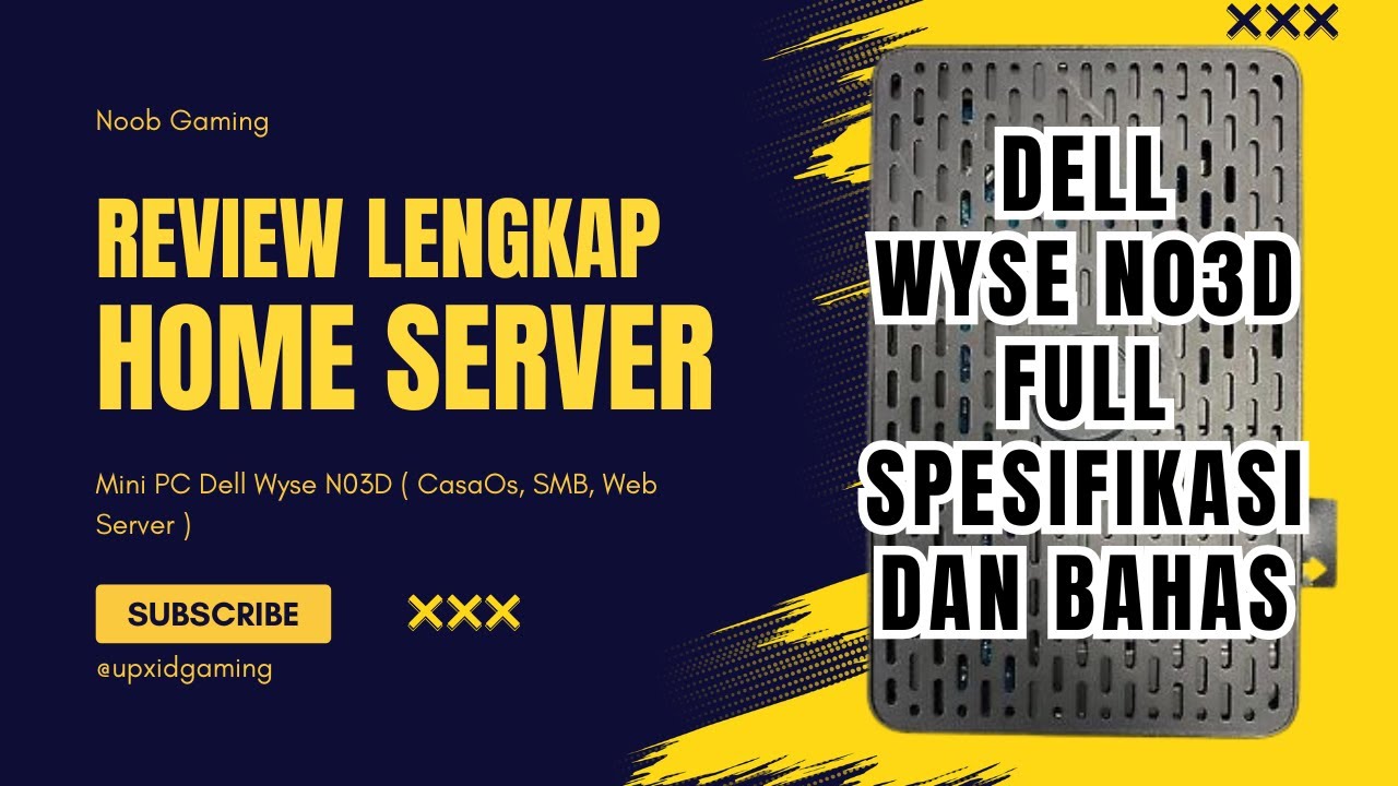 REVIEW HOME SERVER MINI PC DELL SYSE N03D - Dell Wyse 3030/N03D FULL Hemat Daya Hanya 5 Watt saja.!