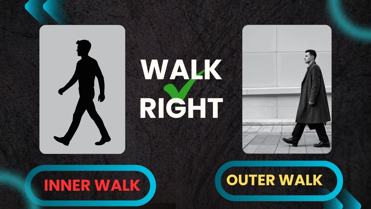 "WALK RIGHT | Inner Walk vs Outer Walk | The Way You Walk Defines You"| Motivational video|