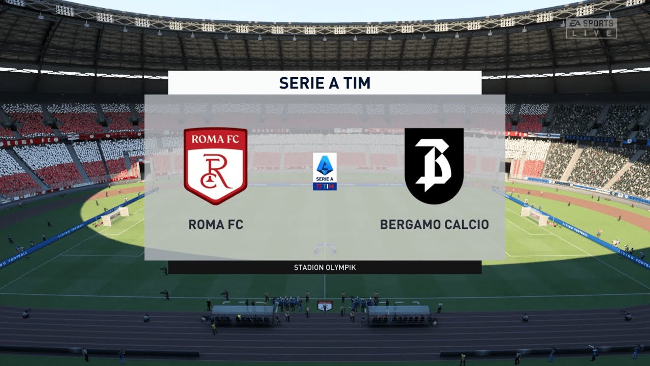 AS ROMA vs ATALANTA BERGAMO I SERIE A TIM I 18.09.2022 I FIFA 22 I SIMULATION