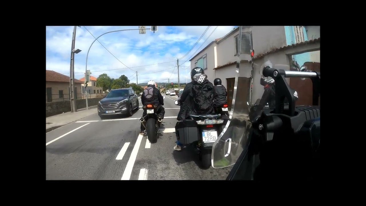 Riding CF MOTO 450MT to Caminha North Portugal