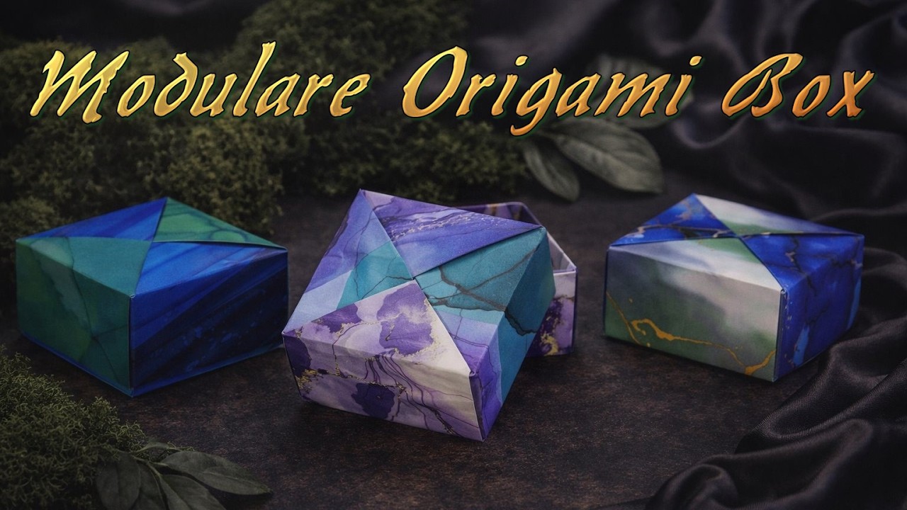 Modulare Origami Schachtel