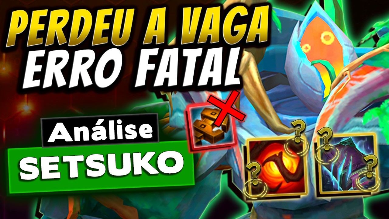 ESSE JOGADOR PERDEU A VAGA DO MUNDIAL POR UM ERRO QUE COMPROMETEU SEU JOGO INTEIRO!!