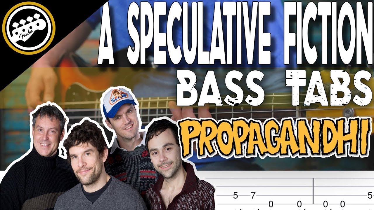 Propagandhi - A Speculative Fiction | Bass Cover With Tabs in the Video