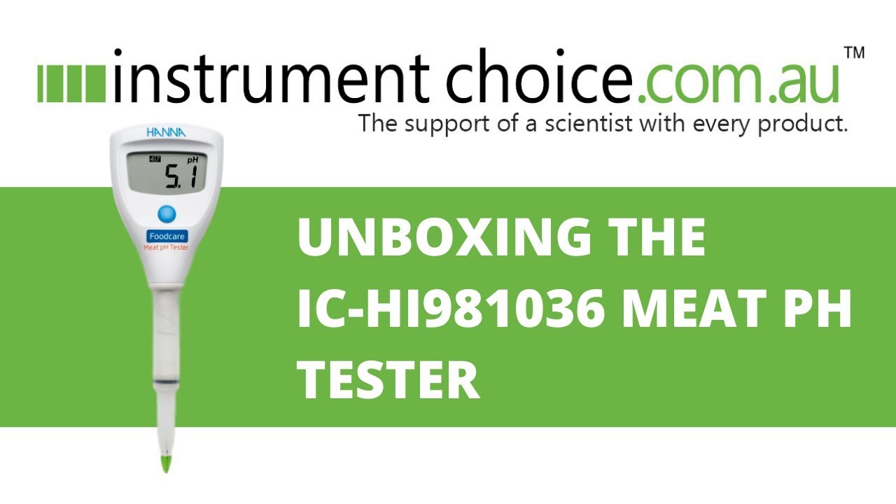 Unboxing the IC-HI981036 Meat pH Tester